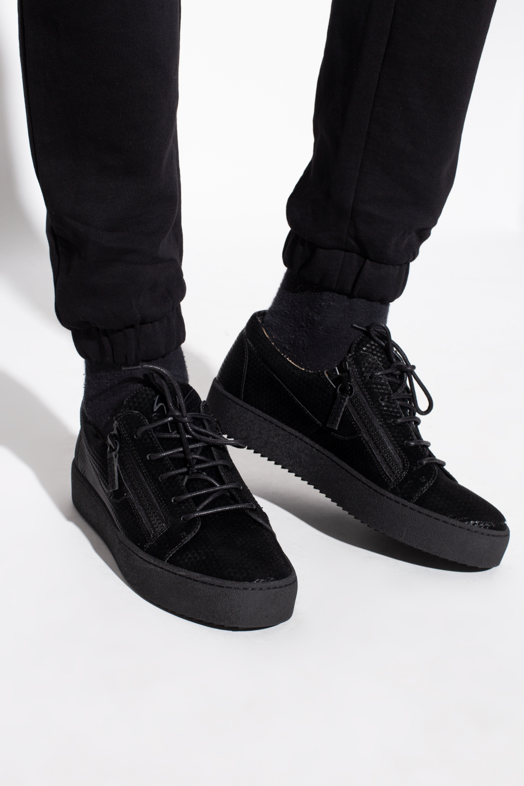 Giuseppe zanotti clearance london suede trainers